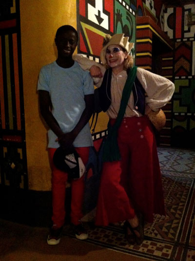 Angénue et un spectateur