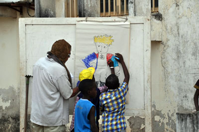 atelier jeune public au Centre Culturel Régional